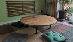 Kundenprojekt: Tischplatte rund mit 100 cm Durchmesser!
